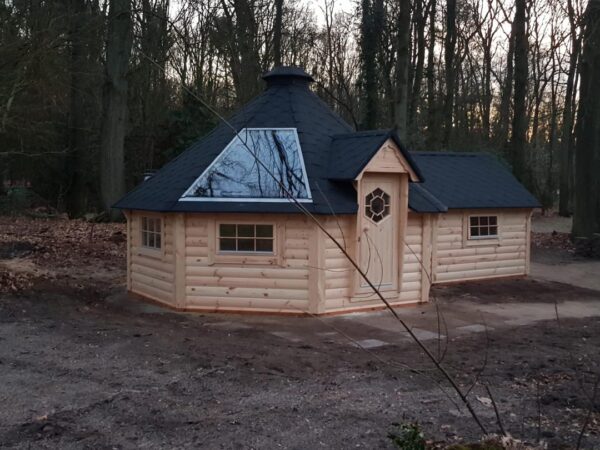 16.5m² BBQ Hut with 2m extension - Image 4